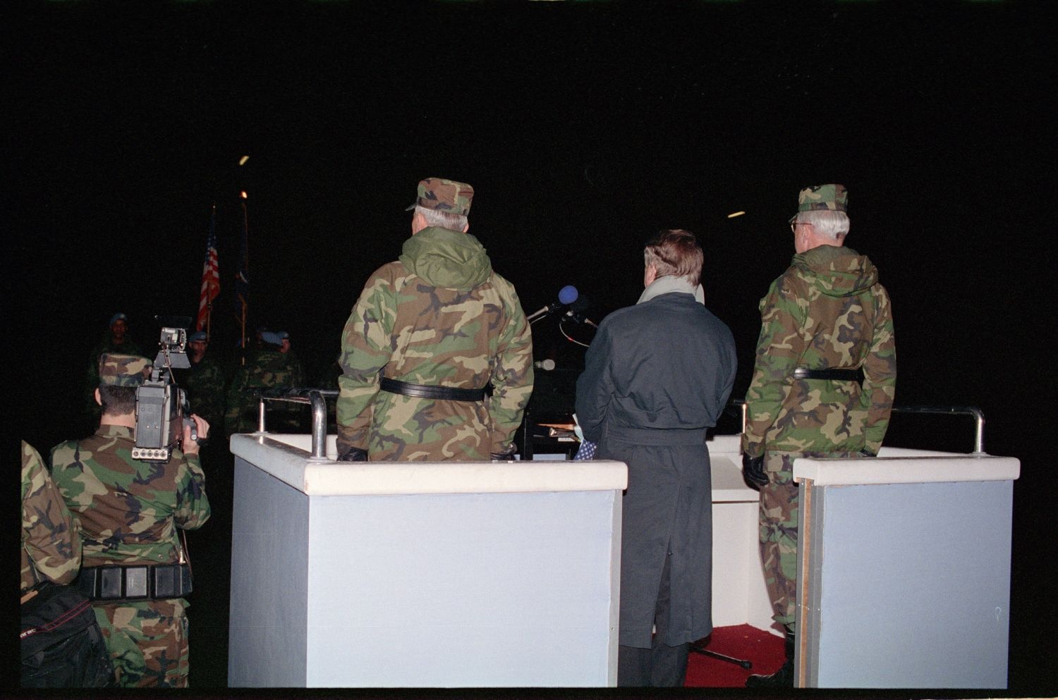 Fotografie: Begrüßung der Task Force 6-502nd nach ihrer Rückkehr aus Mazedonien in Berlin-Lichterfelde