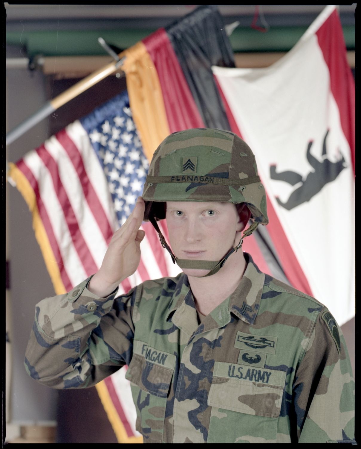 Fotografie: Porträt eines Soldaten der U.S. Army Berlin