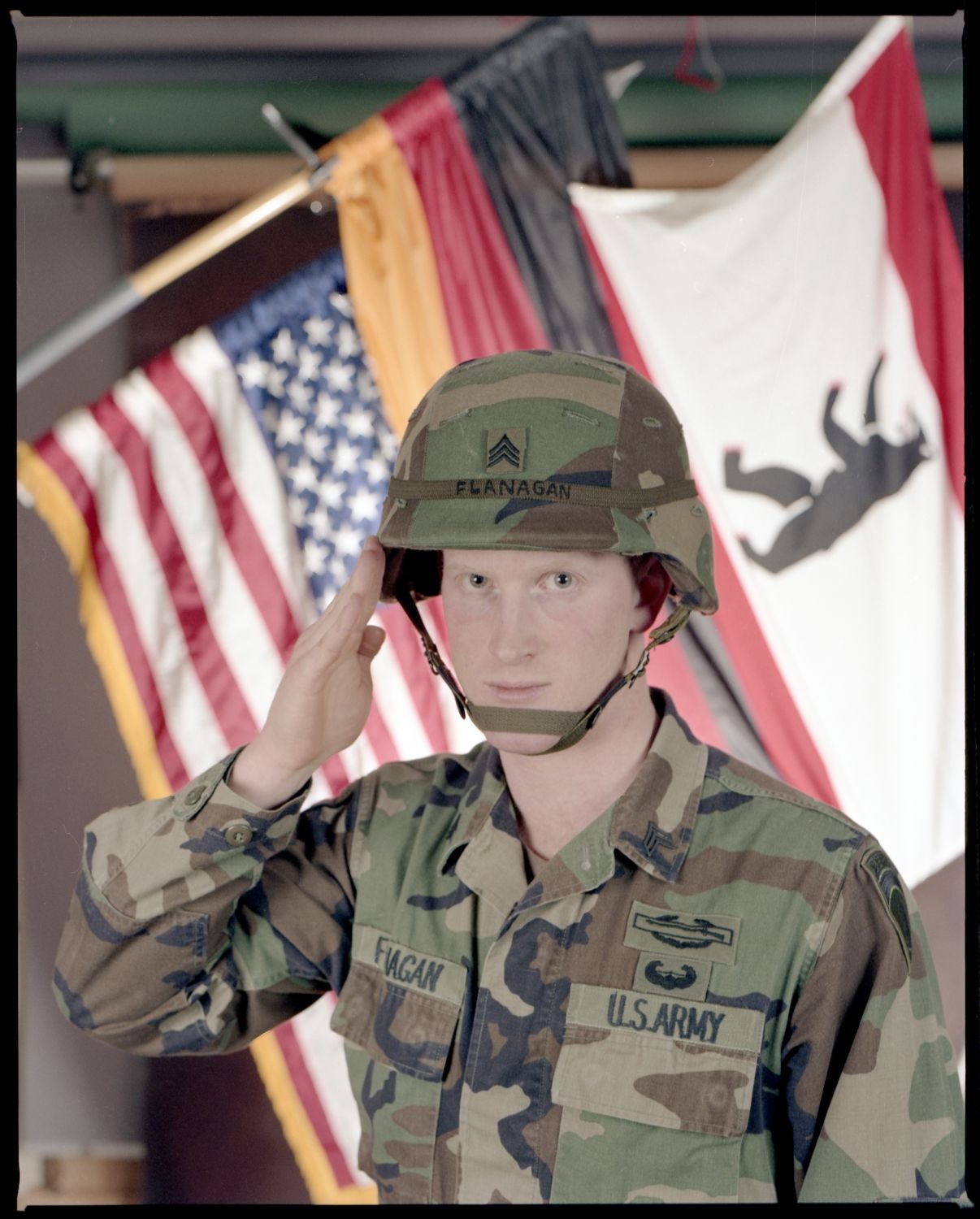 Fotografie: Porträt eines Soldaten der U.S. Army Berlin