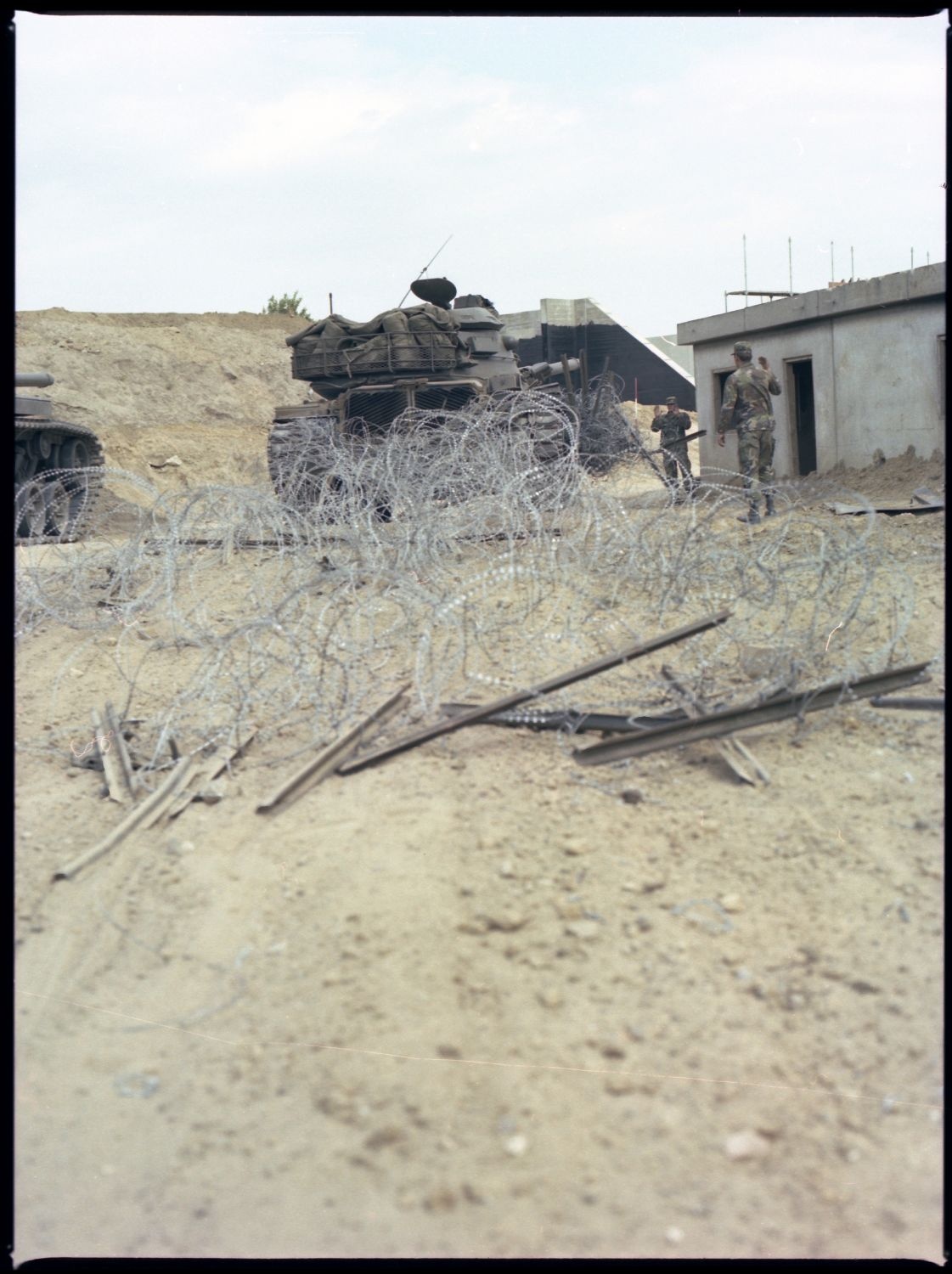 Fotografie: Häuserkampfübung der U.S. Army Berlin Brigade in Parks Range in Berlin-Lichterfelde