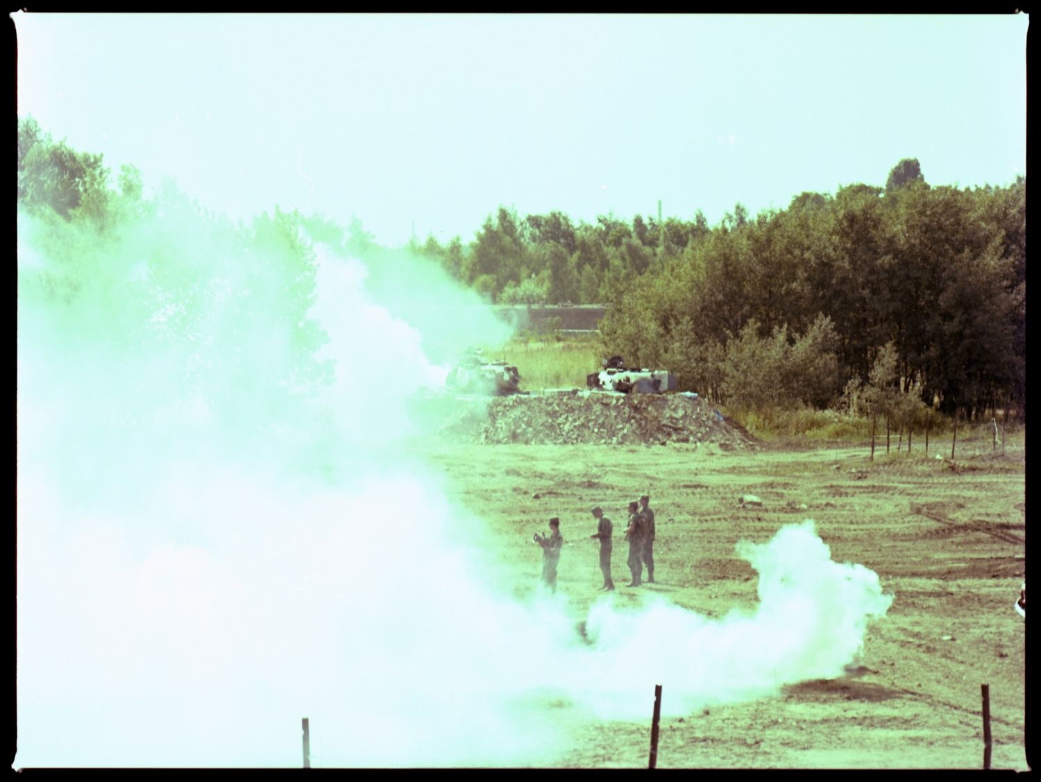 Fotografie: Häuserkampfübung der U.S. Army Berlin Brigade in Parks Range in Berlin-Lichterfelde