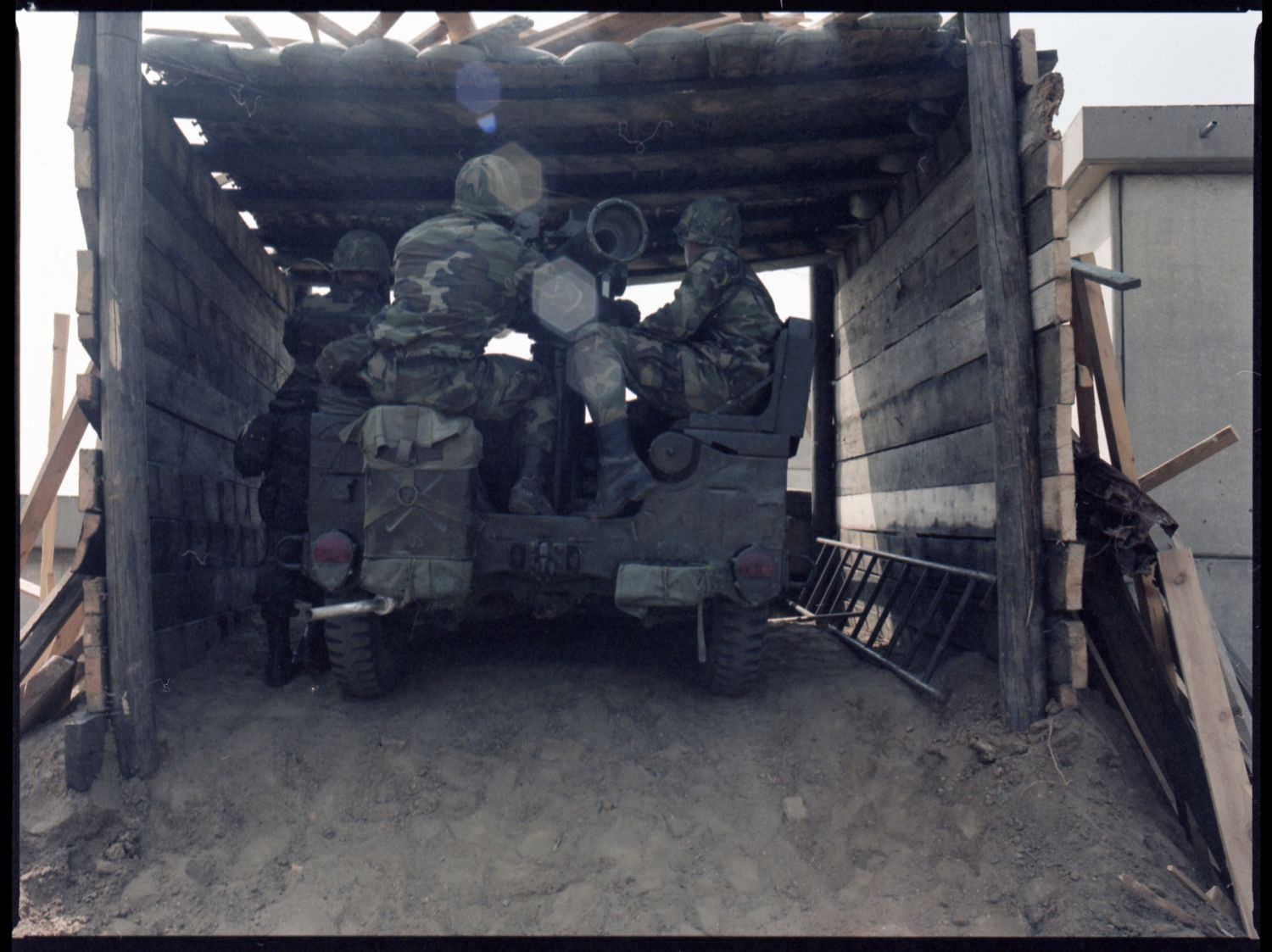 Fotografie: Häuserkampfübung der U.S. Army Berlin Brigade in Parks Range in Berlin-Lichterfelde