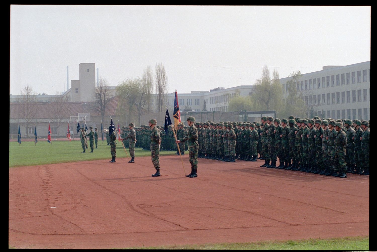 Fotografie: Ehrenzeremonie zur Außerdienststellung des 5th Battalion 502nd Infantry Regiment der U.S. Army Berlin in Berlin-Lichterfelde