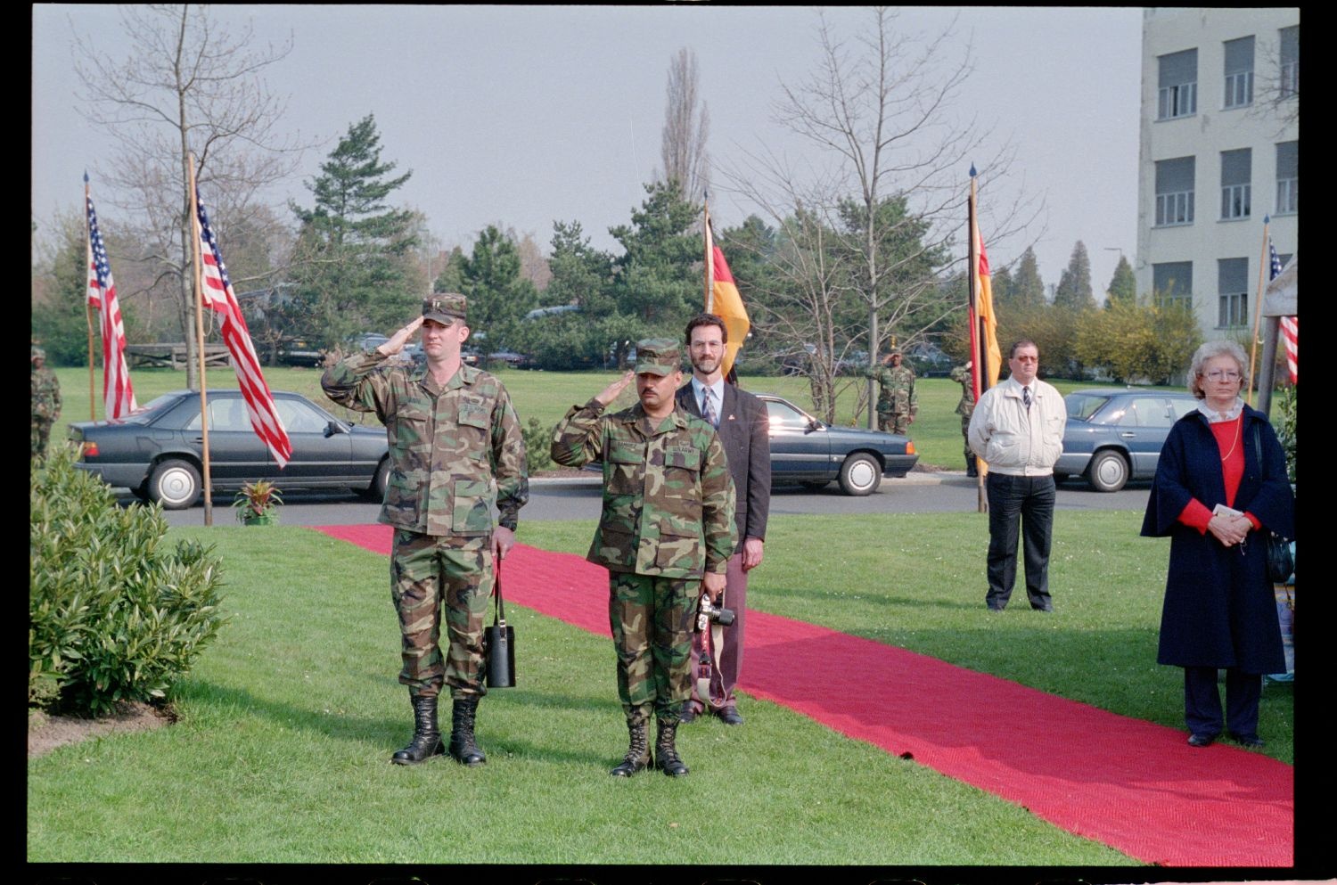 Fotografie: Ehrenzeremonie zur Außerdienststellung des 5th Battalion 502nd Infantry Regiment der U.S. Army Berlin in Berlin-Lichterfelde