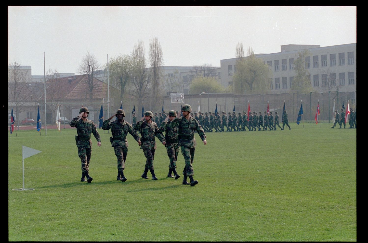 Fotografie: Ehrenzeremonie zur Außerdienststellung des 5th Battalion 502nd Infantry Regiment der U.S. Army Berlin in Berlin-Lichterfelde