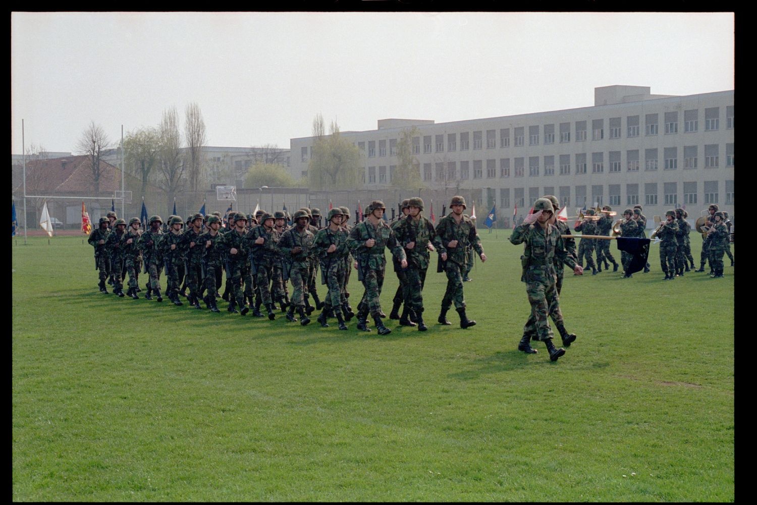 Fotografie: Ehrenzeremonie zur Außerdienststellung des 5th Battalion 502nd Infantry Regiment der U.S. Army Berlin in Berlin-Lichterfelde