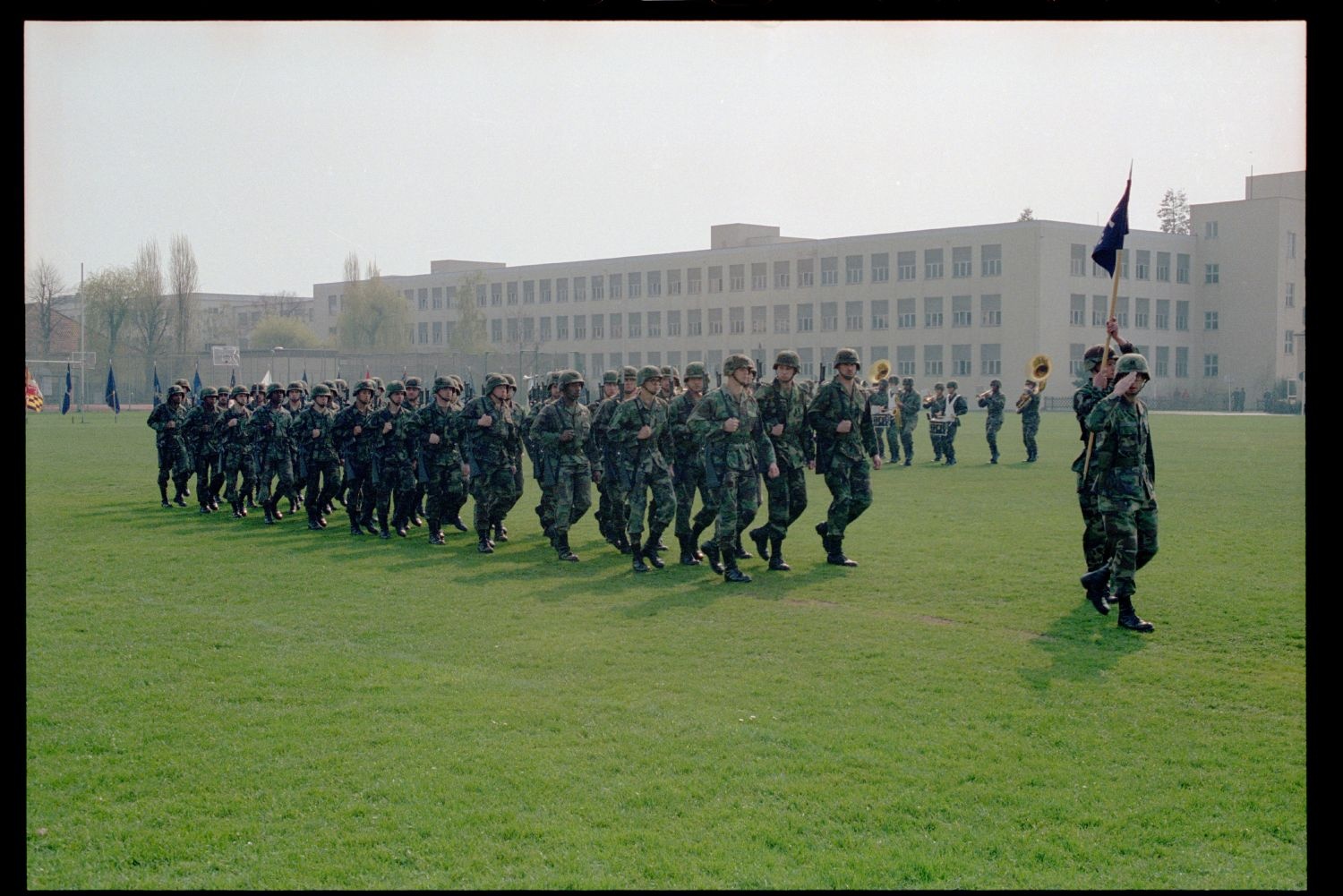 Fotografie: Ehrenzeremonie zur Außerdienststellung des 5th Battalion 502nd Infantry Regiment der U.S. Army Berlin in Berlin-Lichterfelde