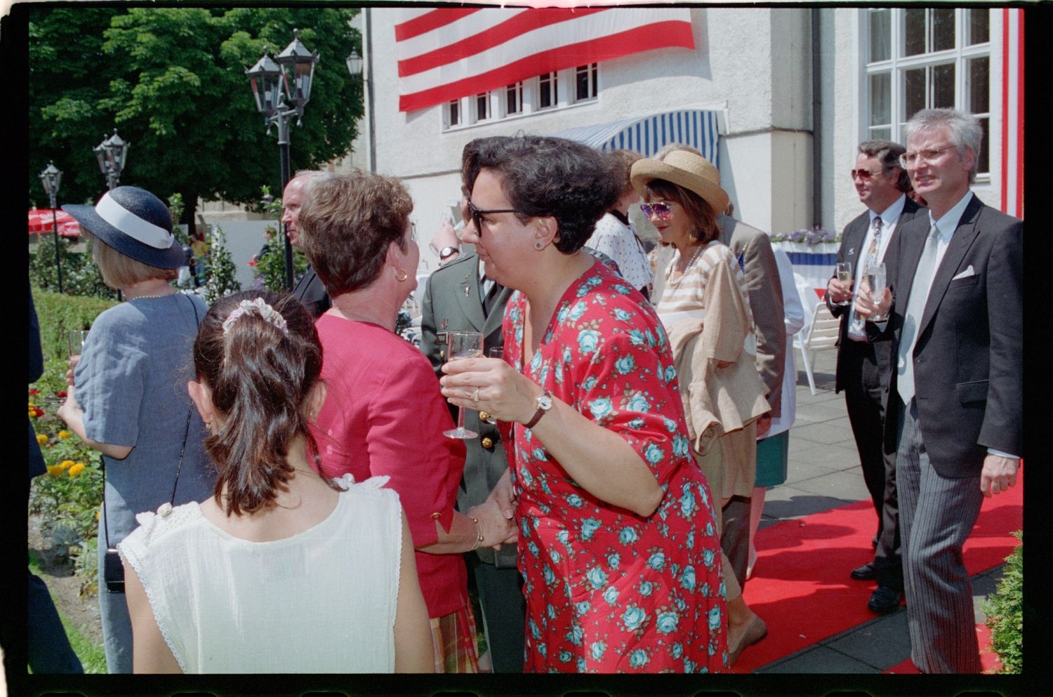 Fotografie: Empfang zum 4th of July im Harnack House in Berlin-Dahlem