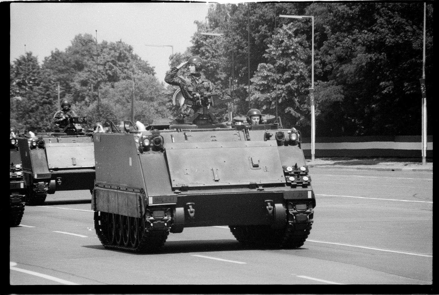 S/w-Fotografie: Recognition Day der U.S. Army Berlin Brigade in Berlin-Lichterfelde