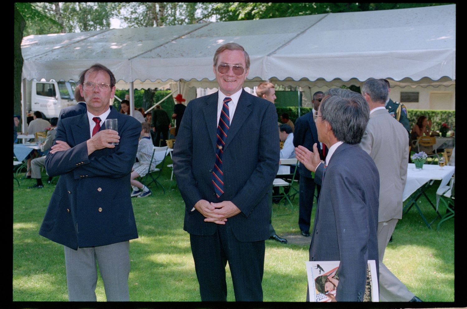 Fotografie: Empfang zum 4th of July im Harnack House in Berlin-Dahlem