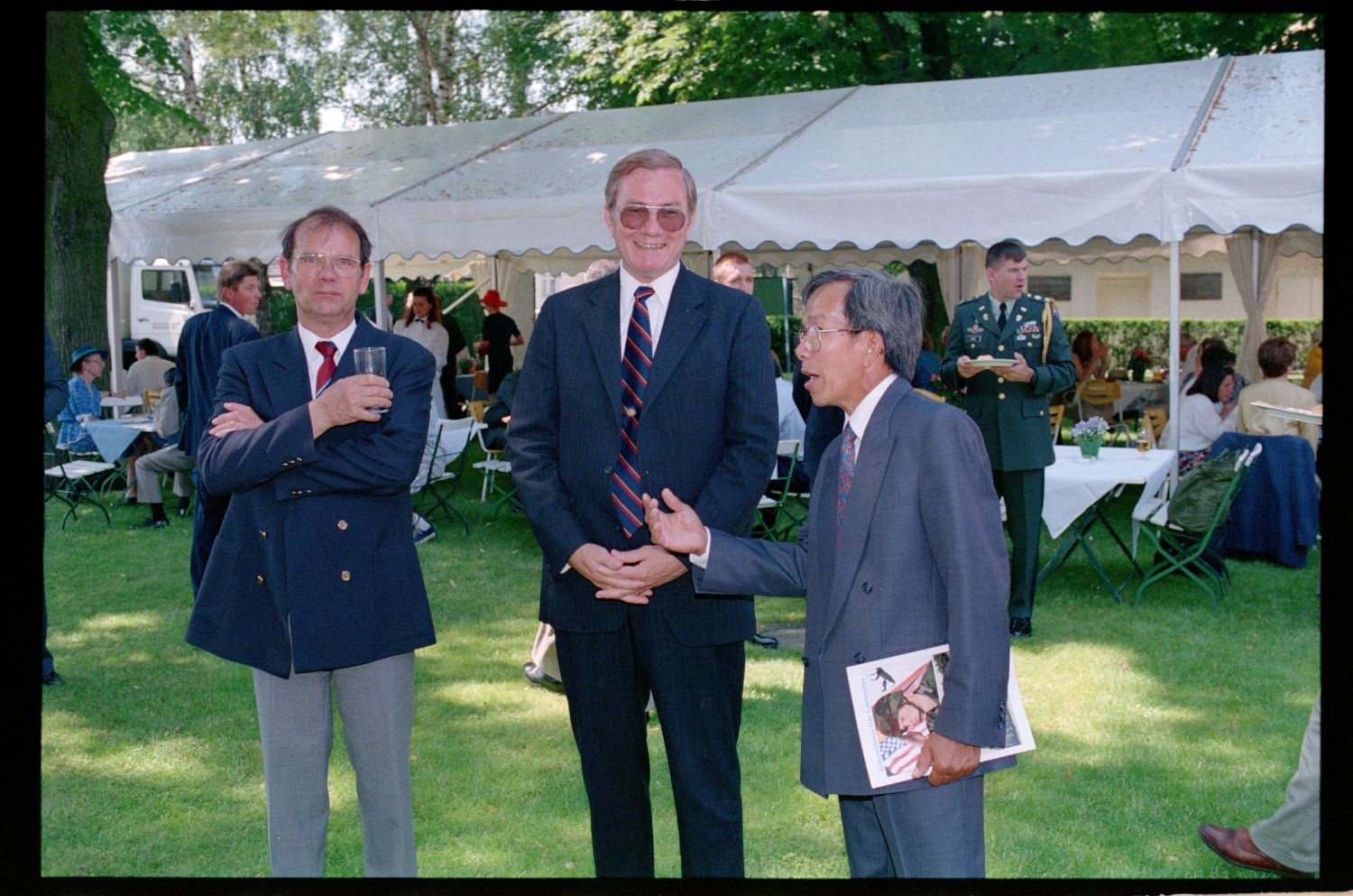 Fotografie: Empfang zum 4th of July im Harnack House in Berlin-Dahlem