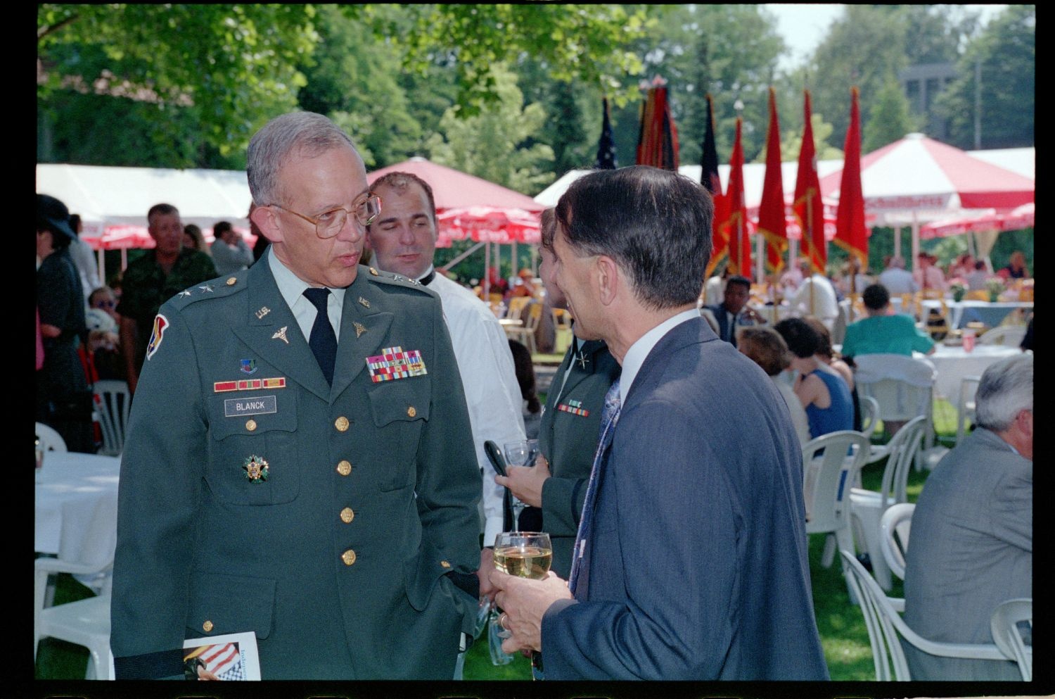 Fotografie: Empfang zum 4th of July im Harnack House in Berlin-Dahlem