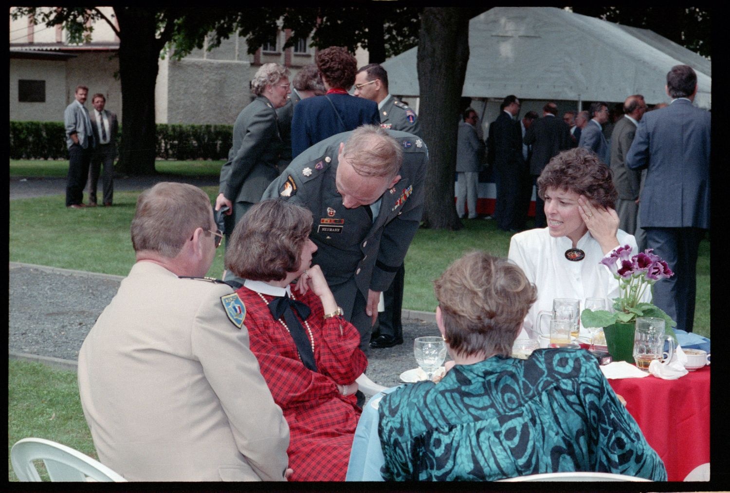 Fotografie: Empfang zum 4th of July im Harnack House in Berlin-Dahlem