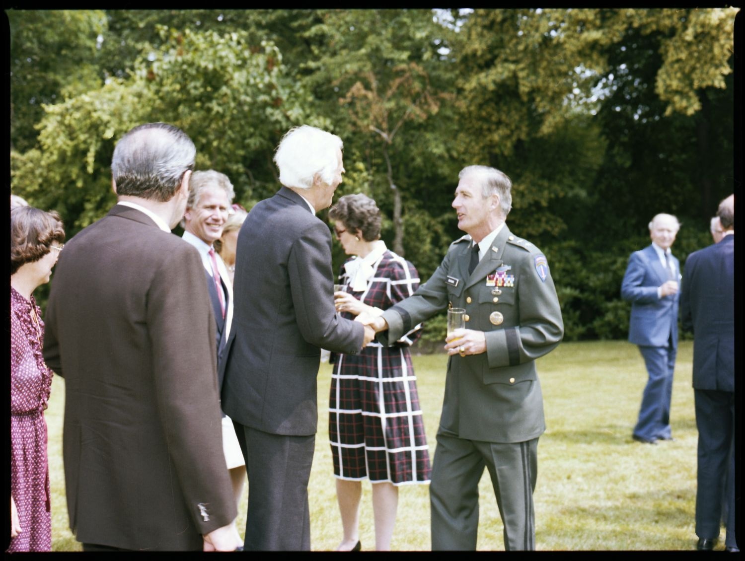 Fotografie: Empfang zum 4th of July im Harnack House in Berlin-Dahlem