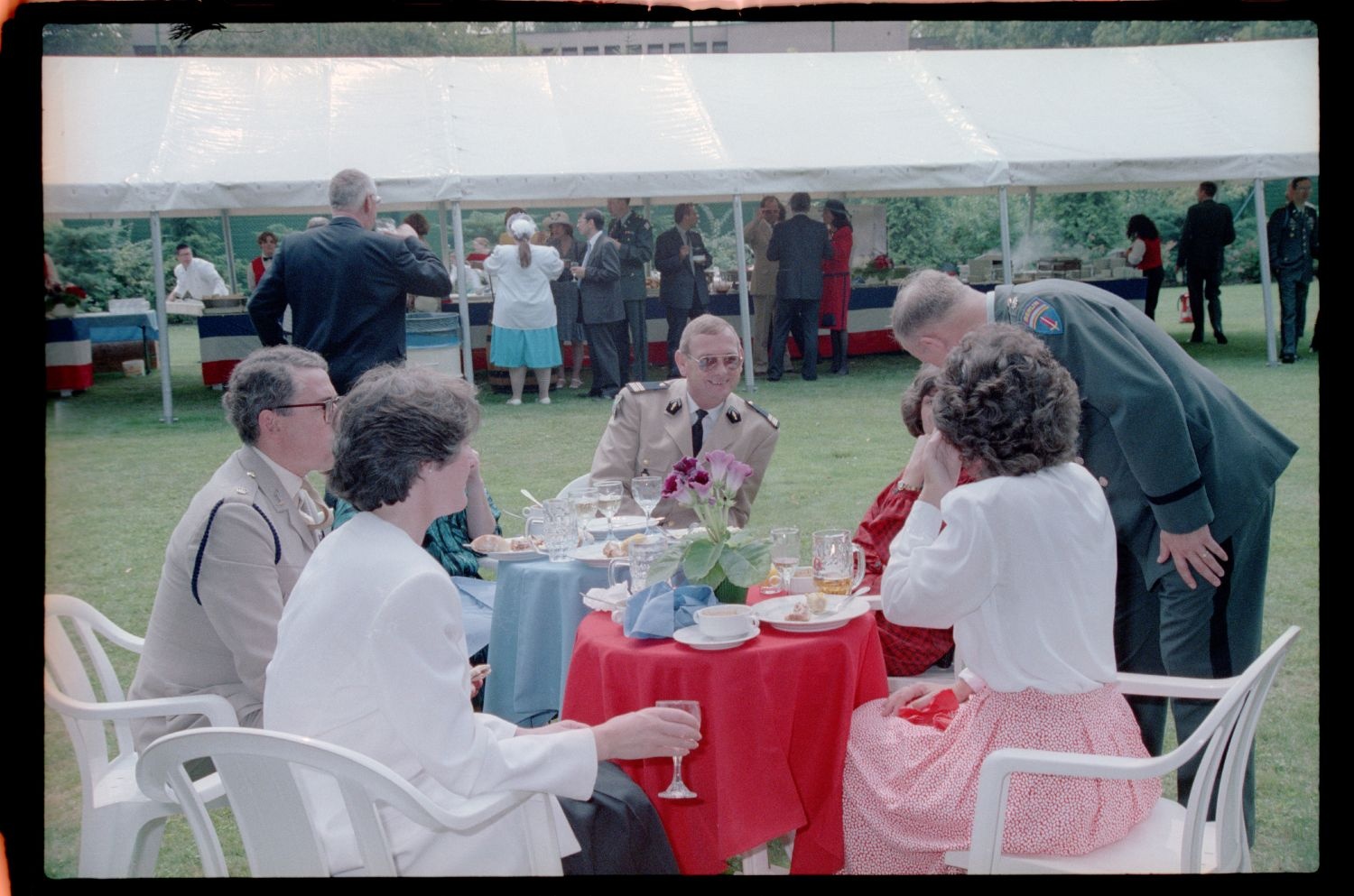 Fotografie: Empfang zum 4th of July im Harnack House in Berlin-Dahlem