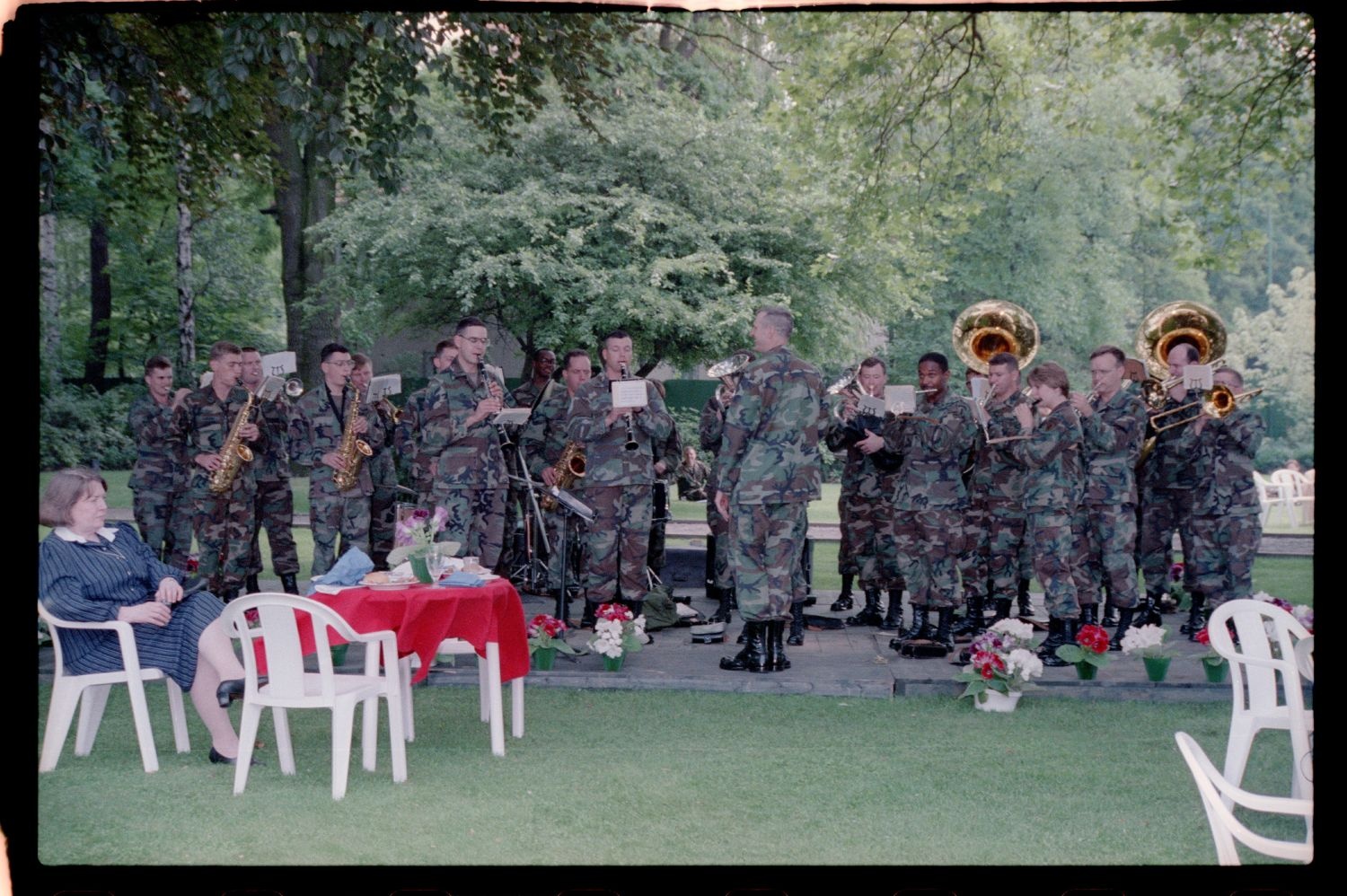 Fotografie: Empfang zum 4th of July im Harnack House in Berlin-Dahlem