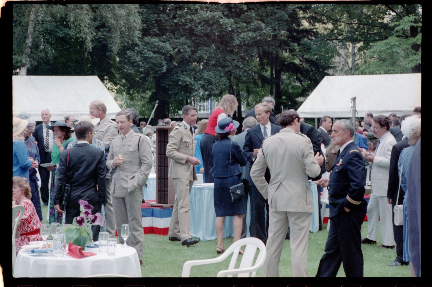 Fotografie: Empfang zum 4th of July im Harnack House in Berlin-Dahlem