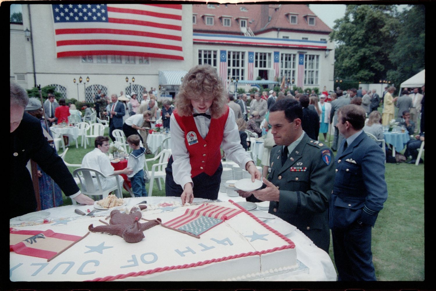 Fotografie: Empfang zum 4th of July im Harnack House in Berlin-Dahlem