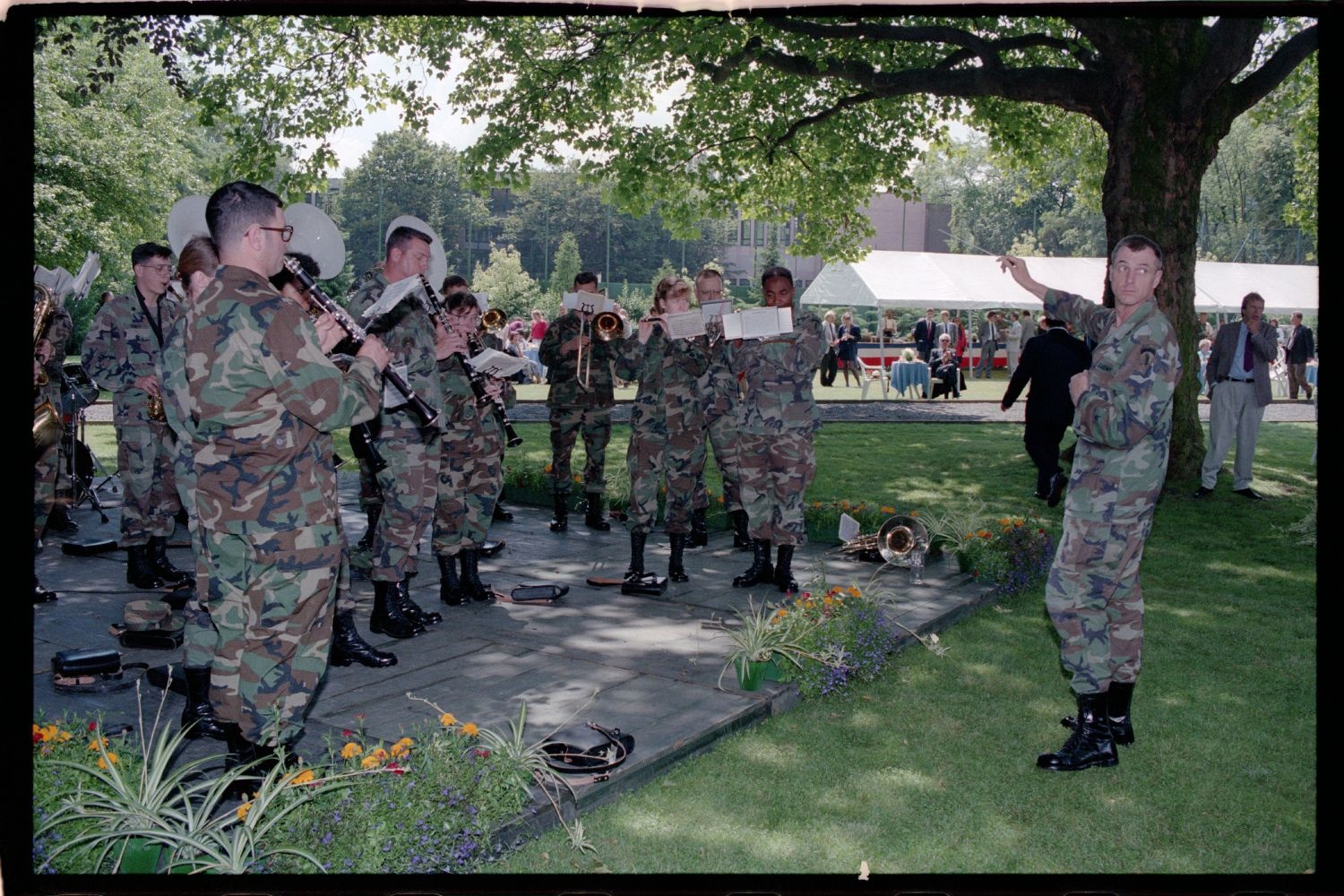 Fotografie: Empfang zum 4th of July im Harnack House in Berlin-Dahlem