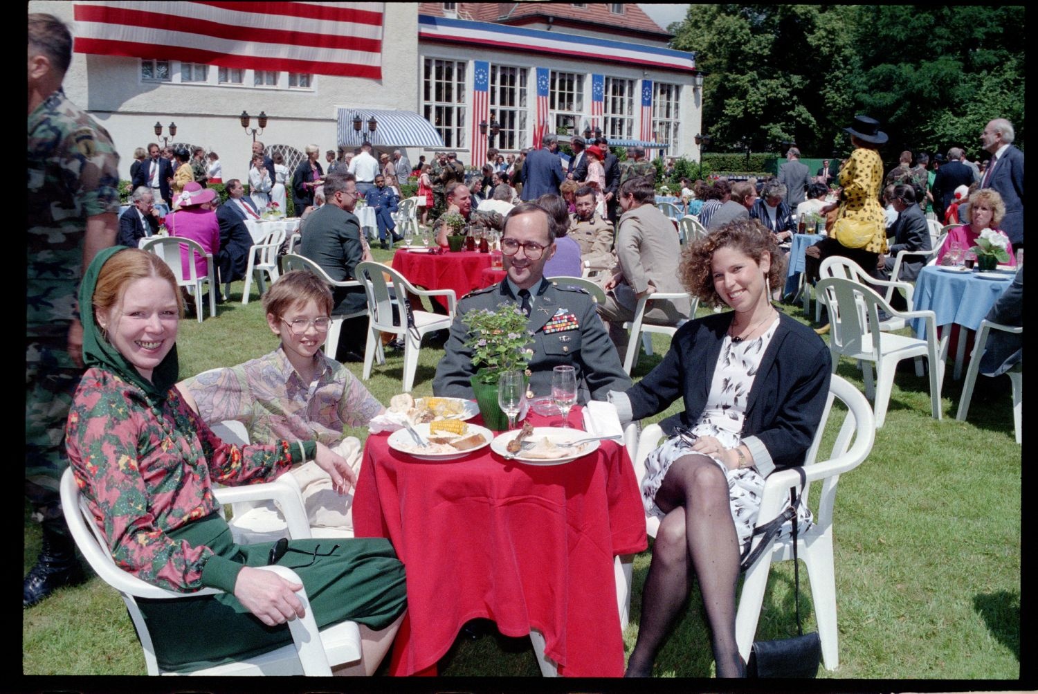 Fotografie: Empfang zum 4th of July im Harnack House in Berlin-Dahlem