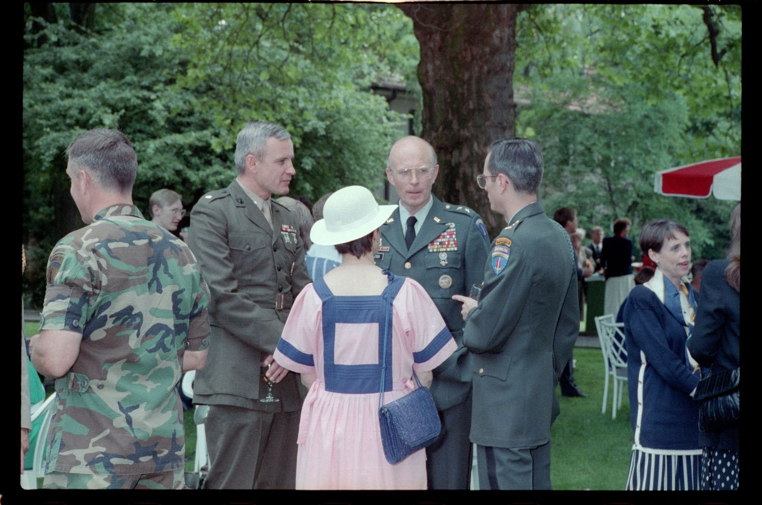 Fotografie: Empfang zum 4th of July im Harnack House in Berlin-Dahlem