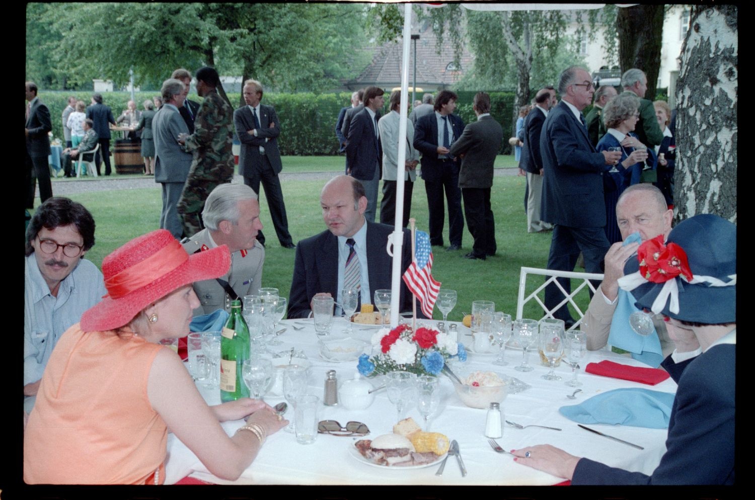 Fotografie: Empfang zum 4th of July im Harnack House in Berlin-Dahlem