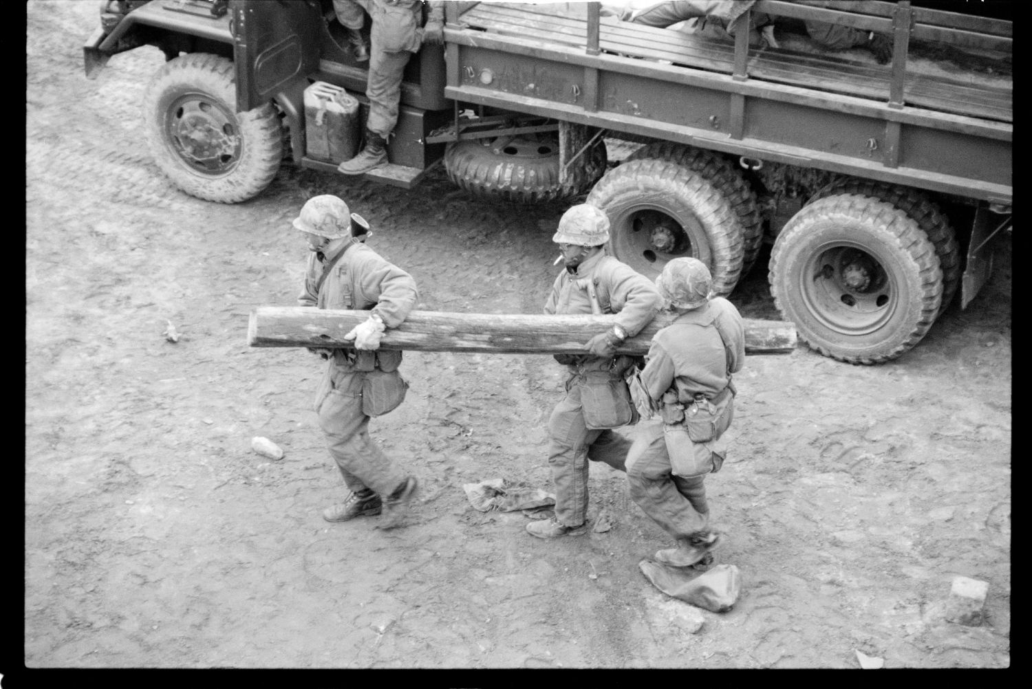 S/w-Fotografie: ARTEP Truppenübung der U.S. Army Berlin Brigade in Berlin-Lichterfelde