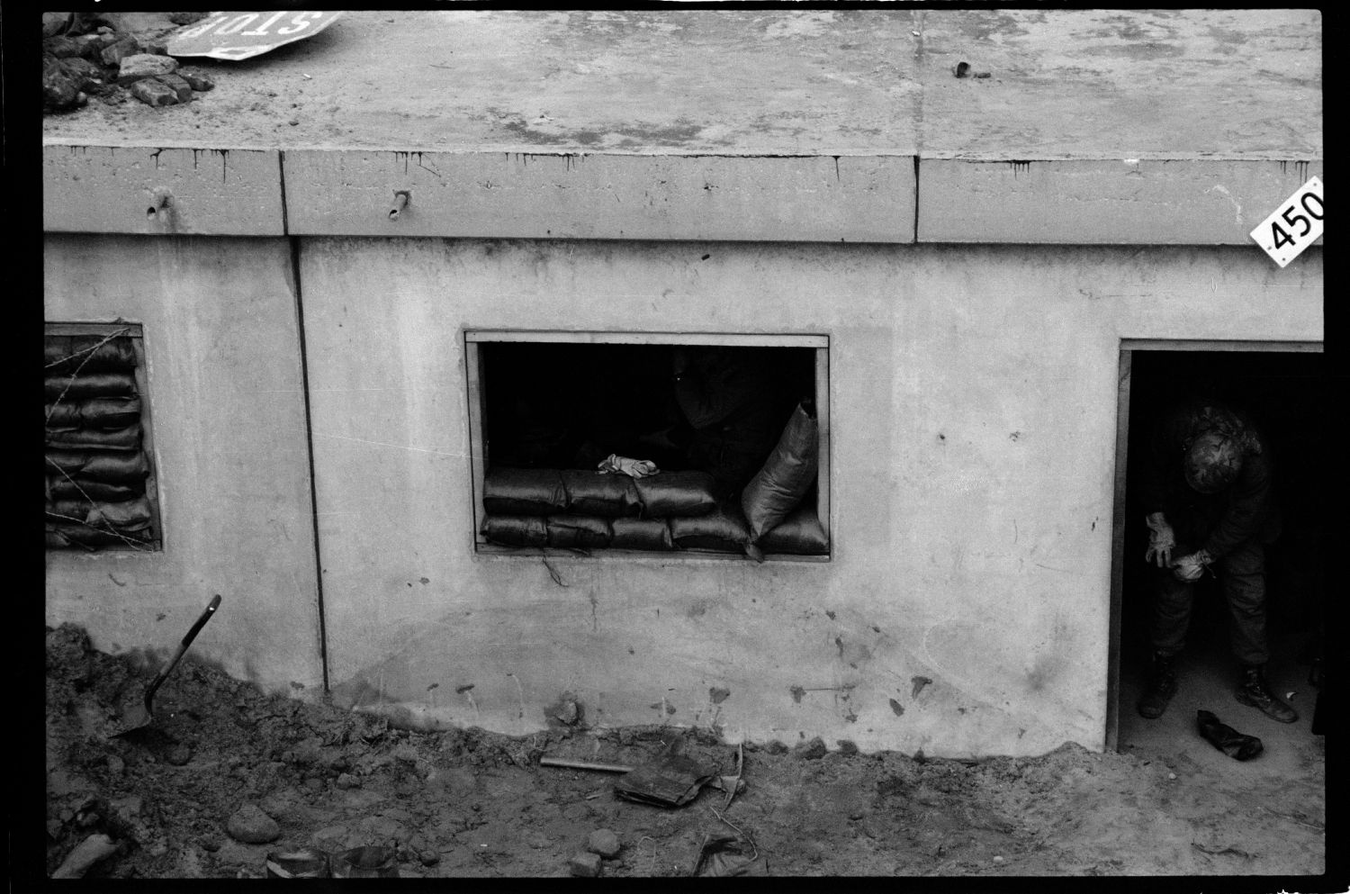 S/w-Fotografie: ARTEP Truppenübung der U.S. Army Berlin Brigade in Berlin-Lichterfelde