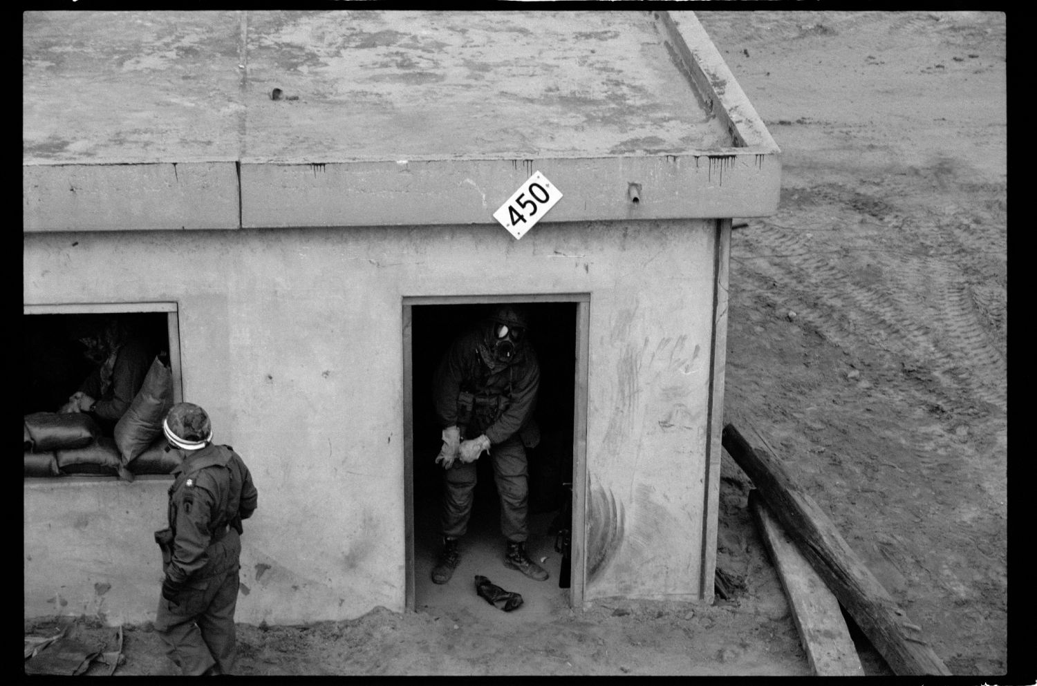 S/w-Fotografie: ARTEP Truppenübung der U.S. Army Berlin Brigade in Berlin-Lichterfelde