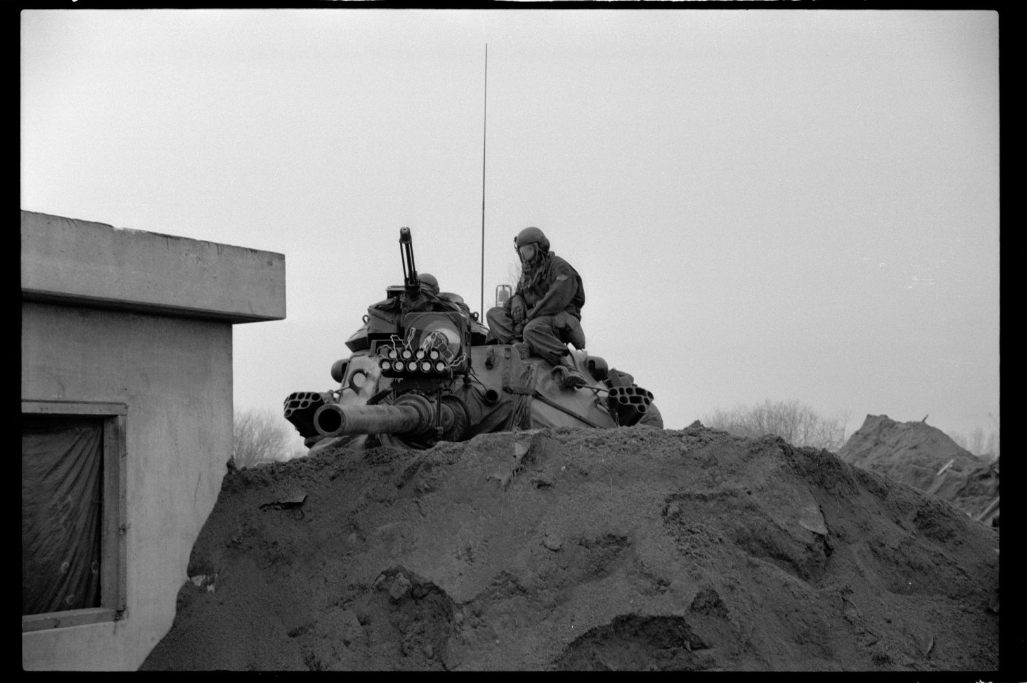 S/w-Fotografie: ARTEP Truppenübung der U.S. Army Berlin Brigade in Berlin-Lichterfelde