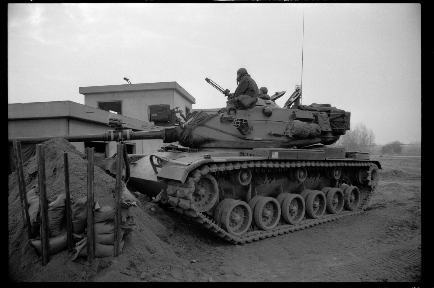 S/w-Fotografie: ARTEP Truppenübung der U.S. Army Berlin Brigade in Berlin-Lichterfelde