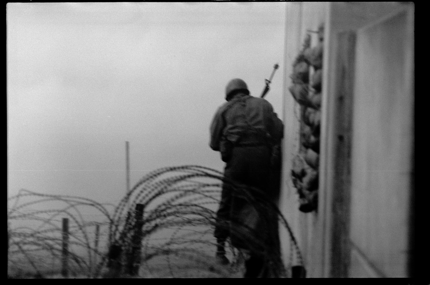 S/w-Fotografie: ARTEP Truppenübung der U.S. Army Berlin Brigade in Berlin-Lichterfelde