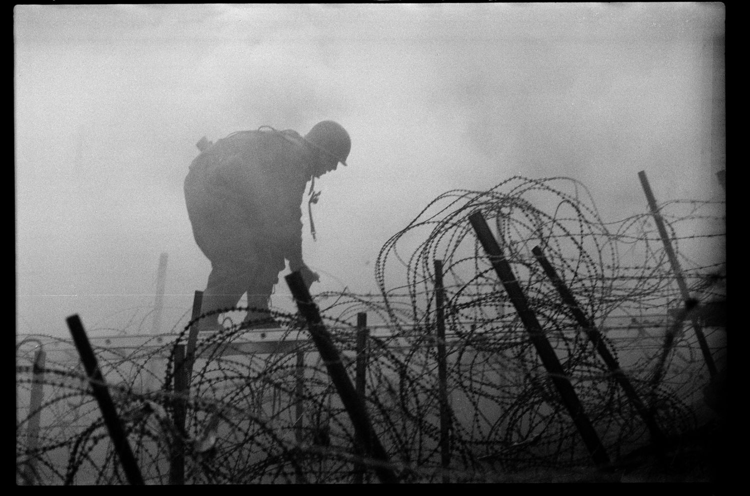 S/w-Fotografie: ARTEP Truppenübung der U.S. Army Berlin Brigade in Berlin-Lichterfelde