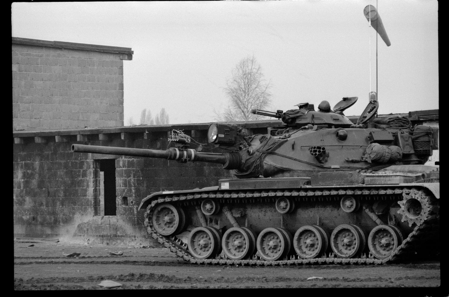 S/w-Fotografie: ARTEP Truppenübung der U.S. Army Berlin Brigade in Berlin-Lichterfelde