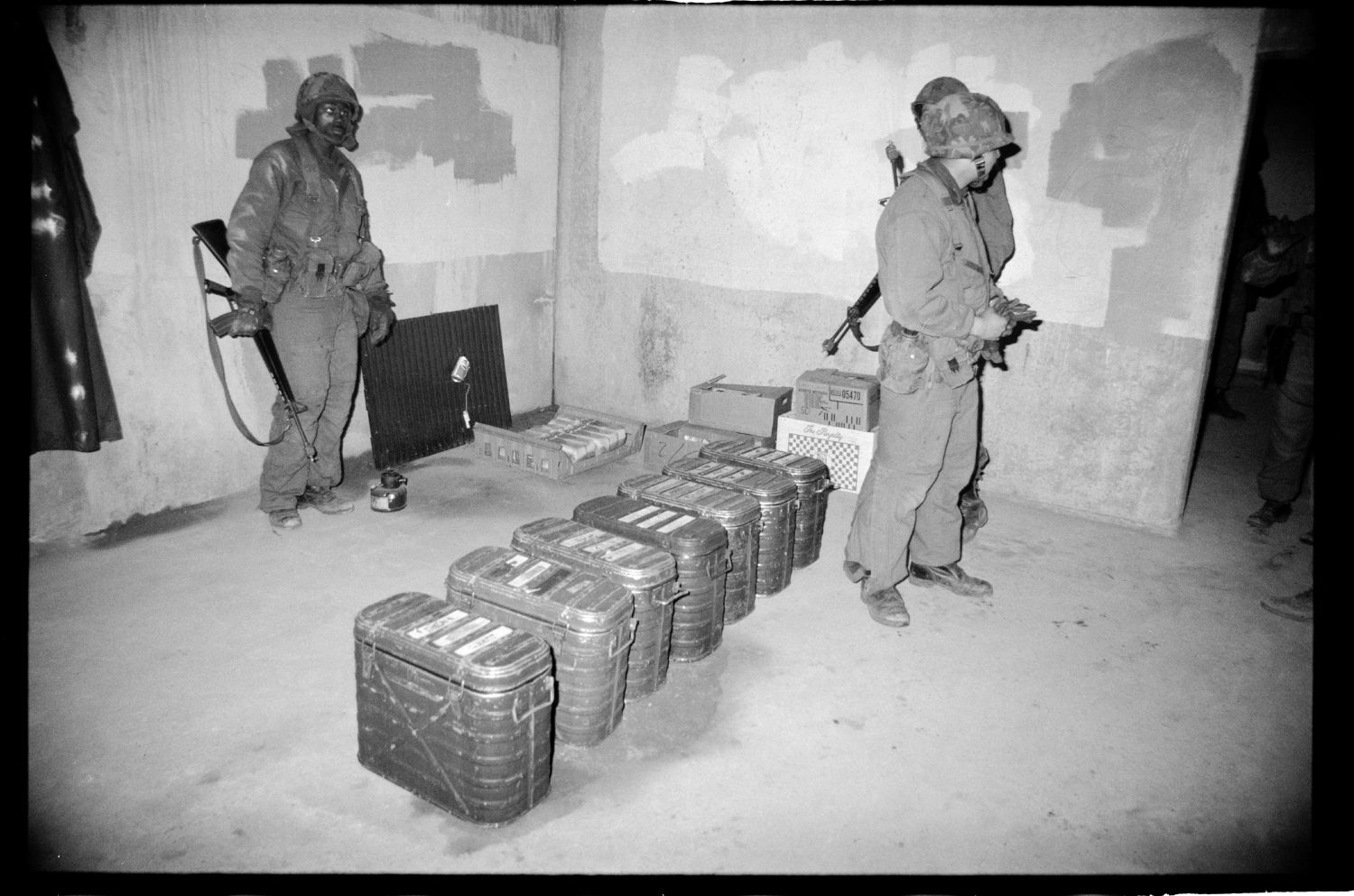 S/w-Fotografie: ARTEP Truppenübung der U.S. Army Berlin Brigade in Berlin-Lichterfelde