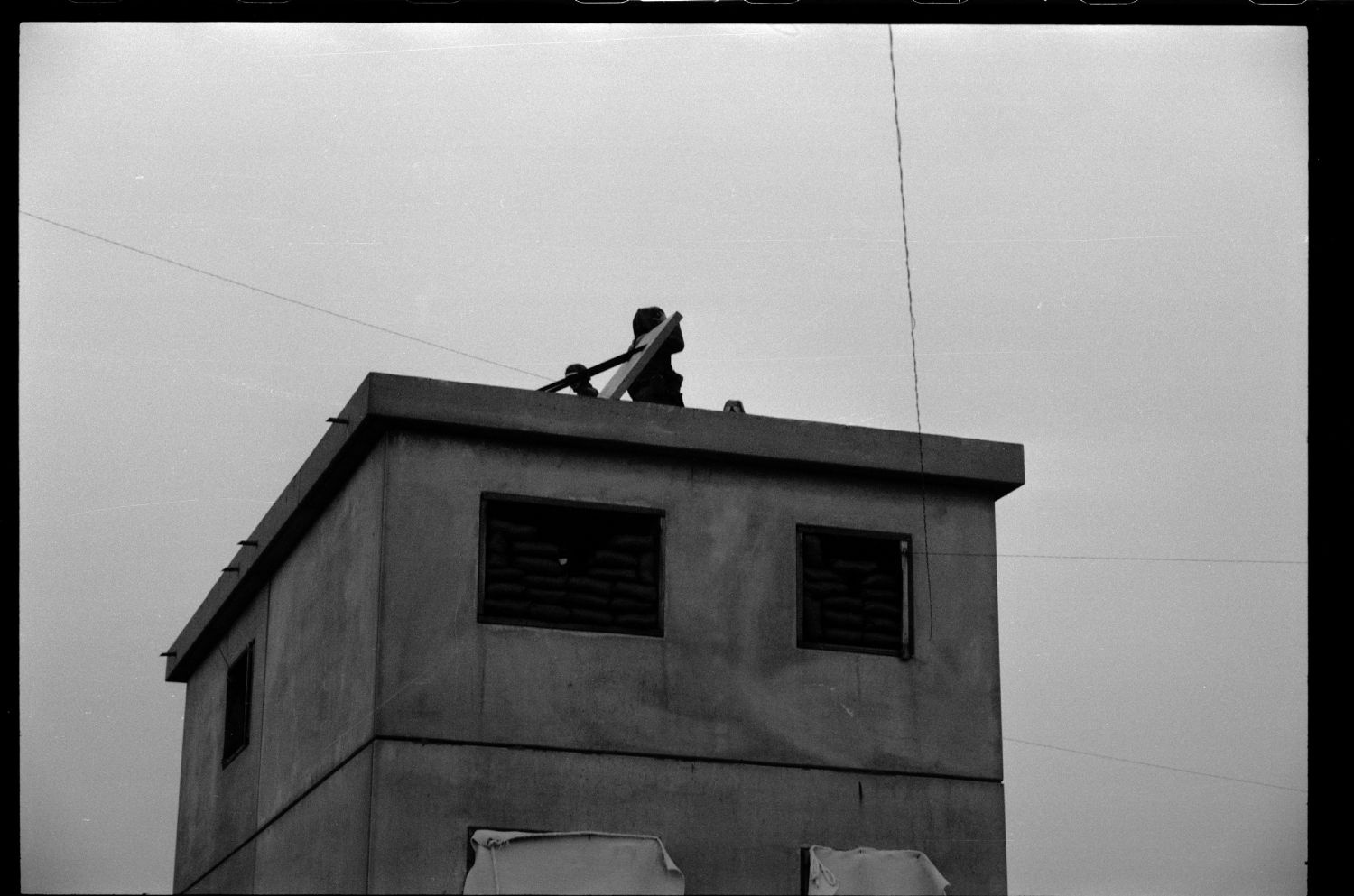 S/w-Fotografie: ARTEP Truppenübung der U.S. Army Berlin Brigade in Berlin-Lichterfelde