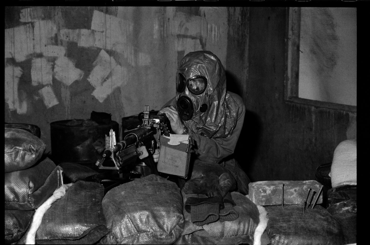 S/w-Fotografie: ARTEP Truppenübung der U.S. Army Berlin Brigade in Berlin-Lichterfelde