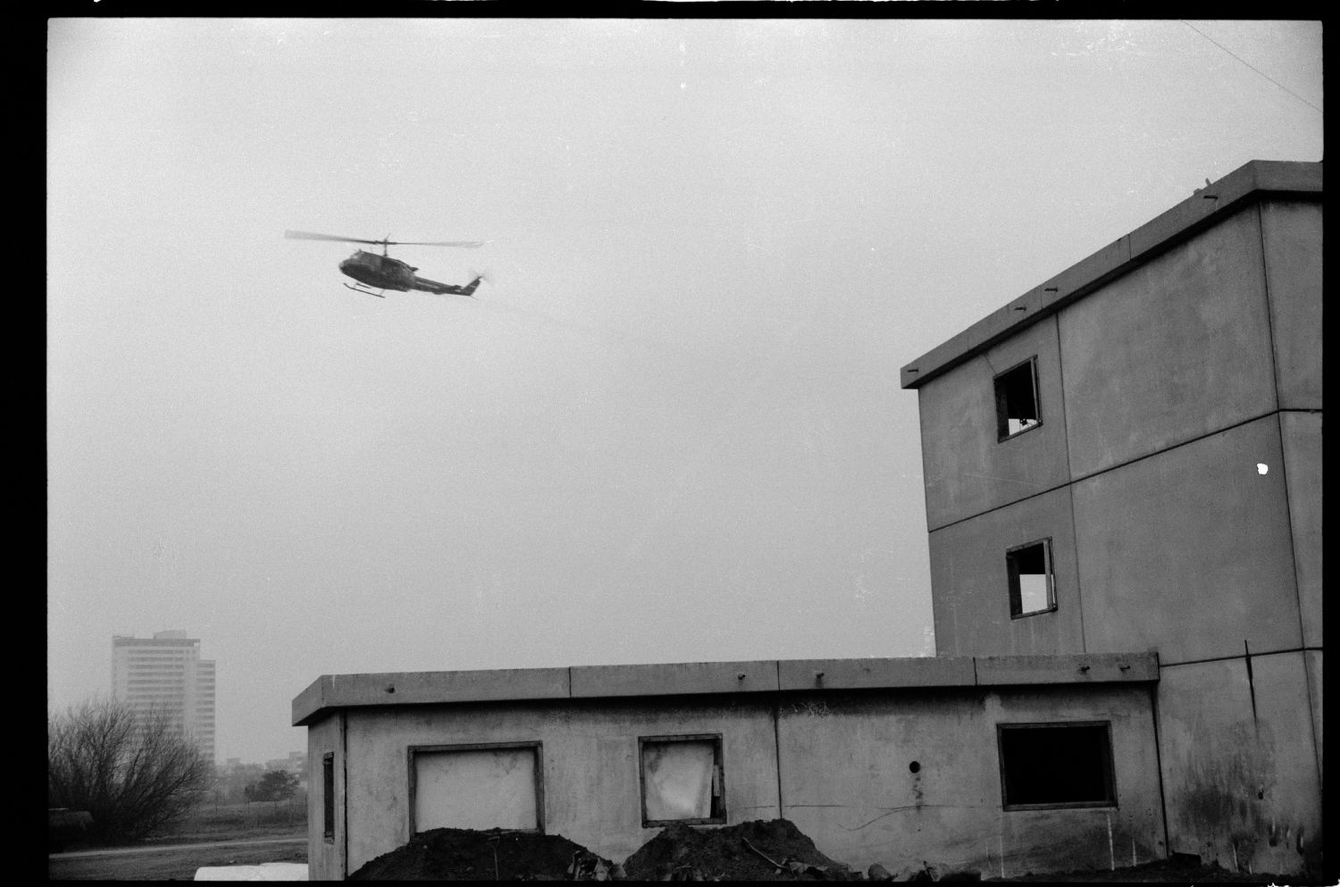 S/w-Fotografie: ARTEP Truppenübung der U.S. Army Berlin Brigade in Berlin-Lichterfelde