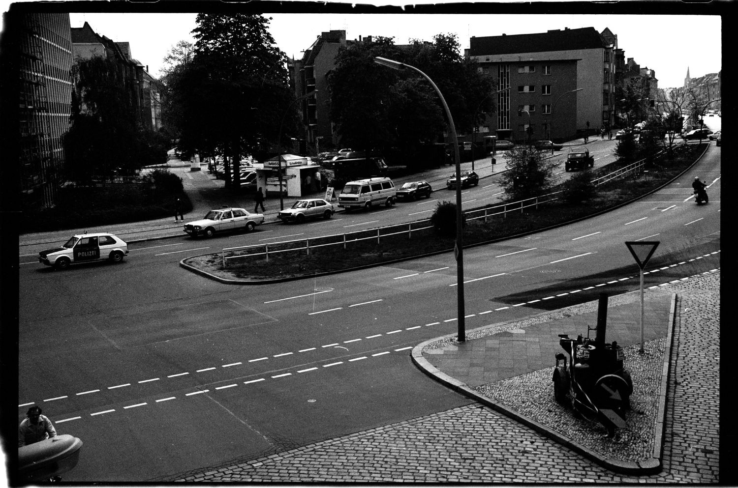 S/w-Fotografie: ARTEP Truppenübung der U.S. Army Berlin Brigade in Berlin