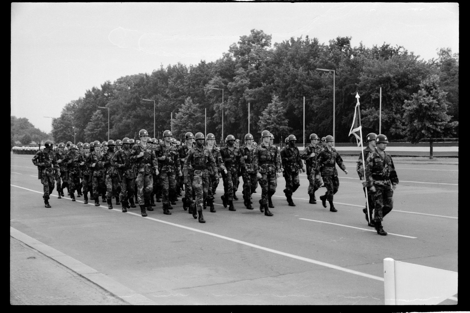 S/w-Fotografie: Recognition Day der U.S. Army Berlin Brigade in Berlin-Lichterfelde