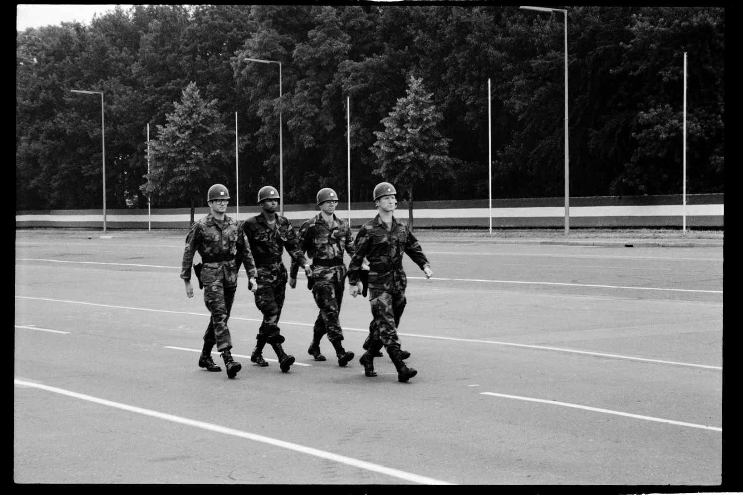 S/w-Fotografie: Recognition Day der U.S. Army Berlin Brigade in Berlin-Lichterfelde