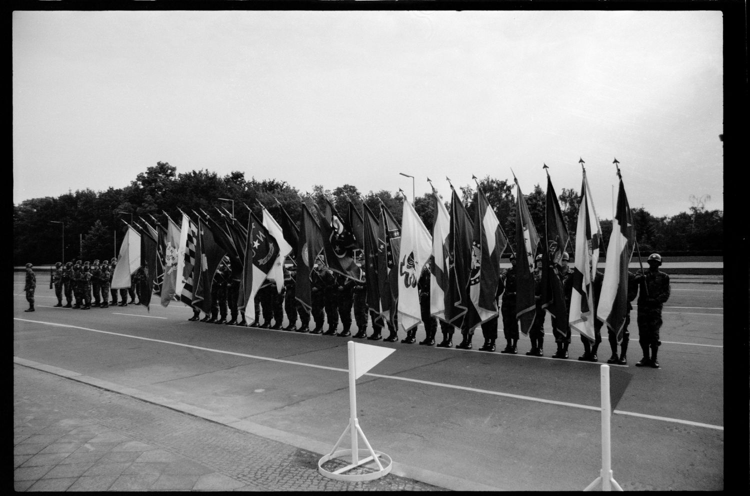 S/w-Fotografie: Recognition Day der U.S. Army Berlin Brigade in Berlin-Lichterfelde