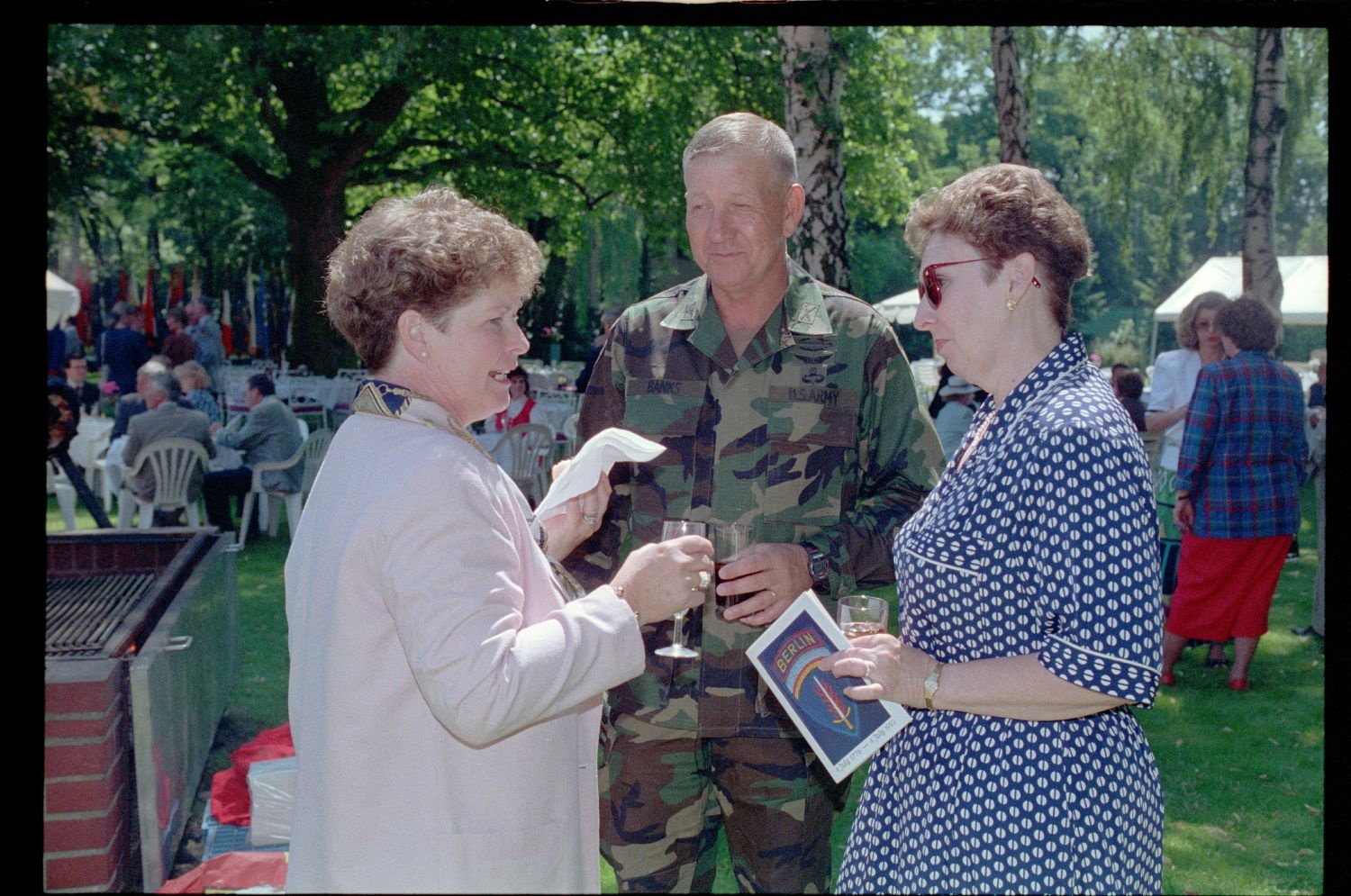 Fotografie: Empfang zum 4th of July im Harnack House in Berlin-Dahlem