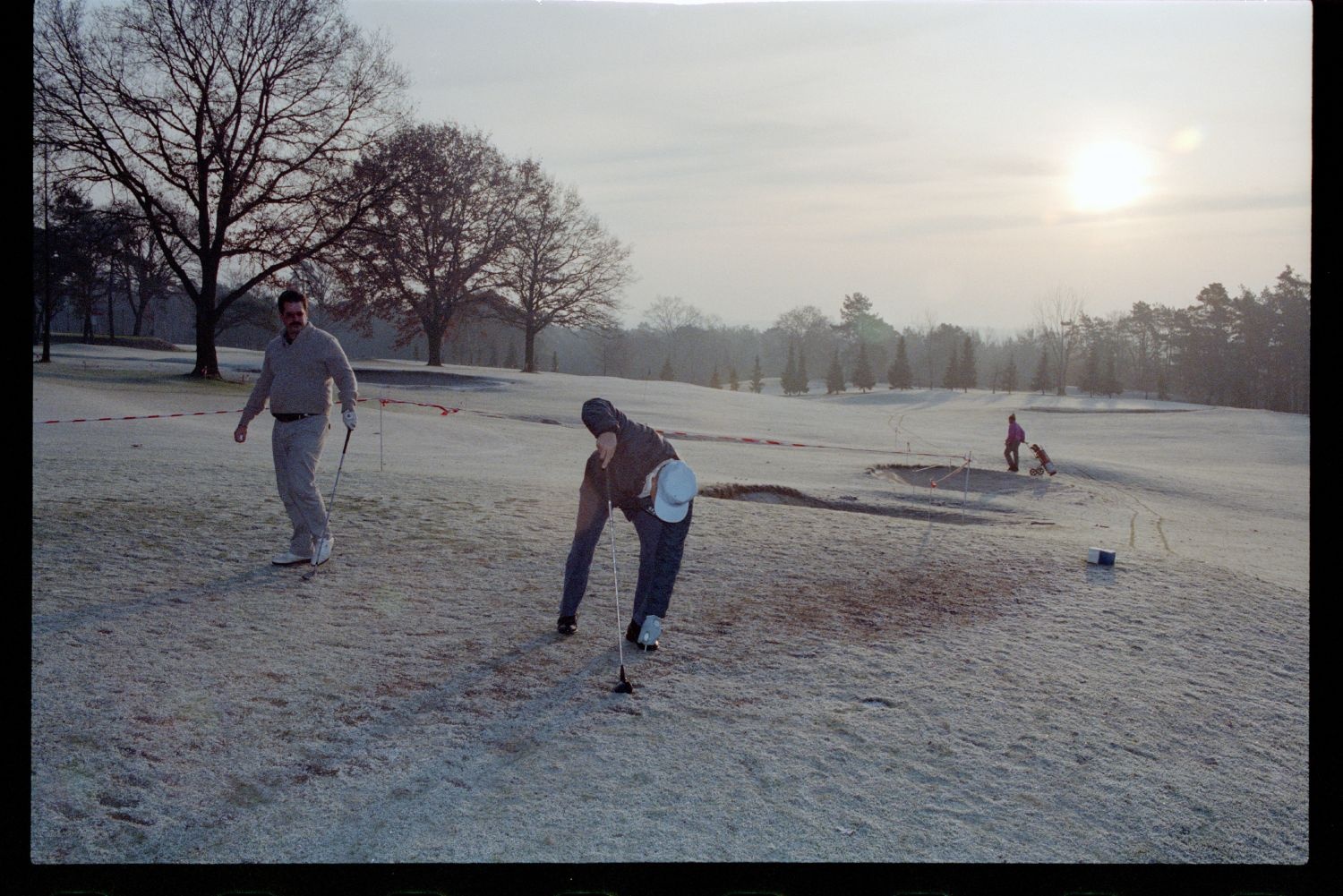 Fotografie: Angehörige der U.S. Army Berlin im Golf & Country Club Berlin in Berlin-Wannsee