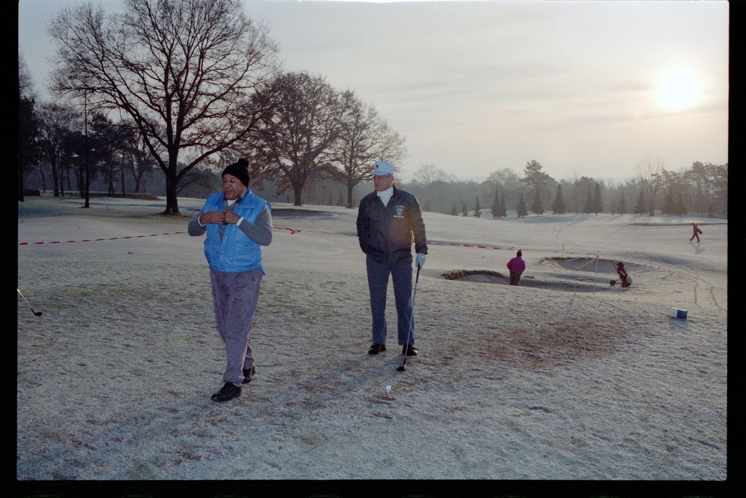 Fotografie: Angehörige der U.S. Army Berlin im Golf & Country Club Berlin in Berlin-Wannsee