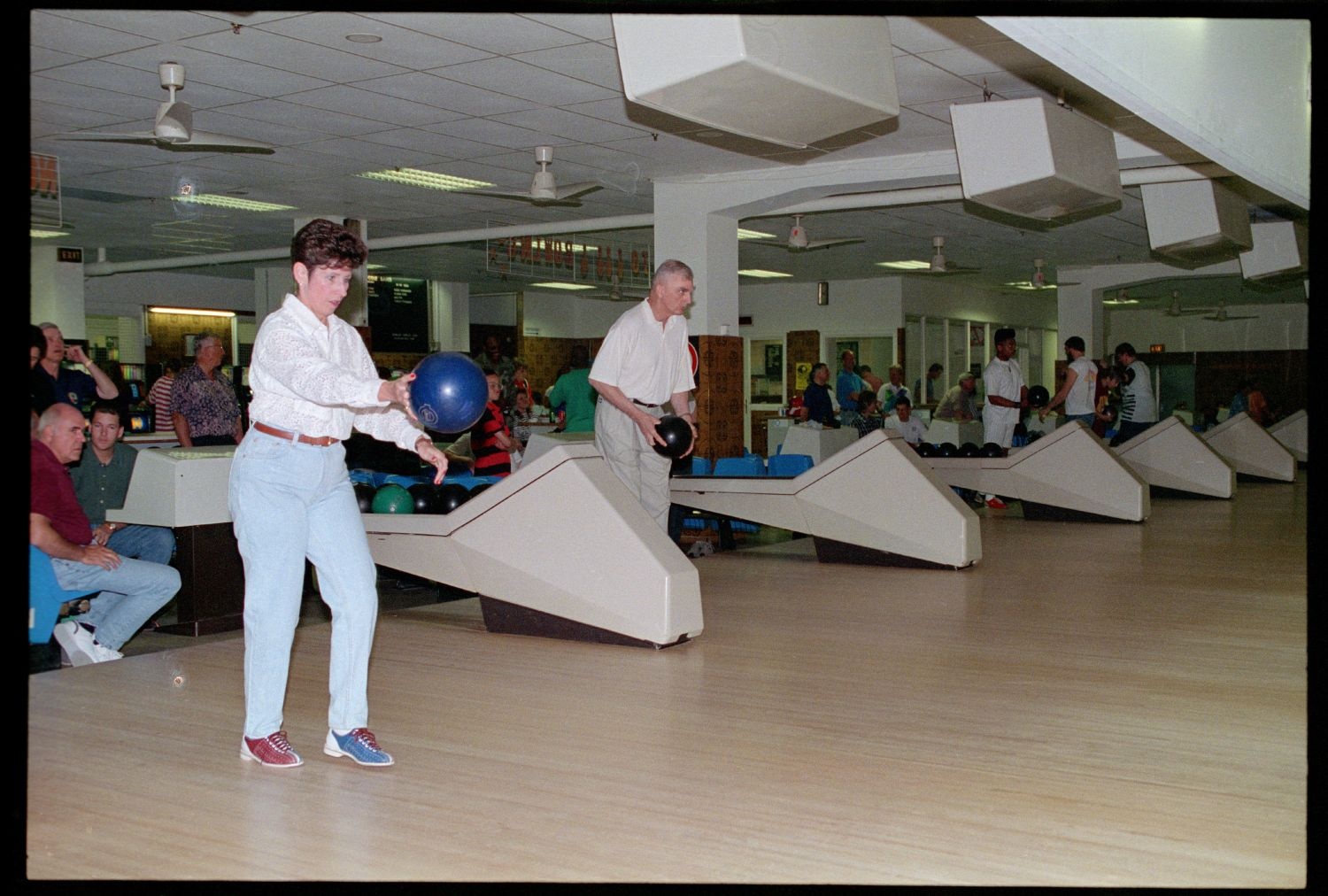 Fotografie: Bowling im Cole Sports Center der U.S. Army Berlin in Berlin-Dahlem