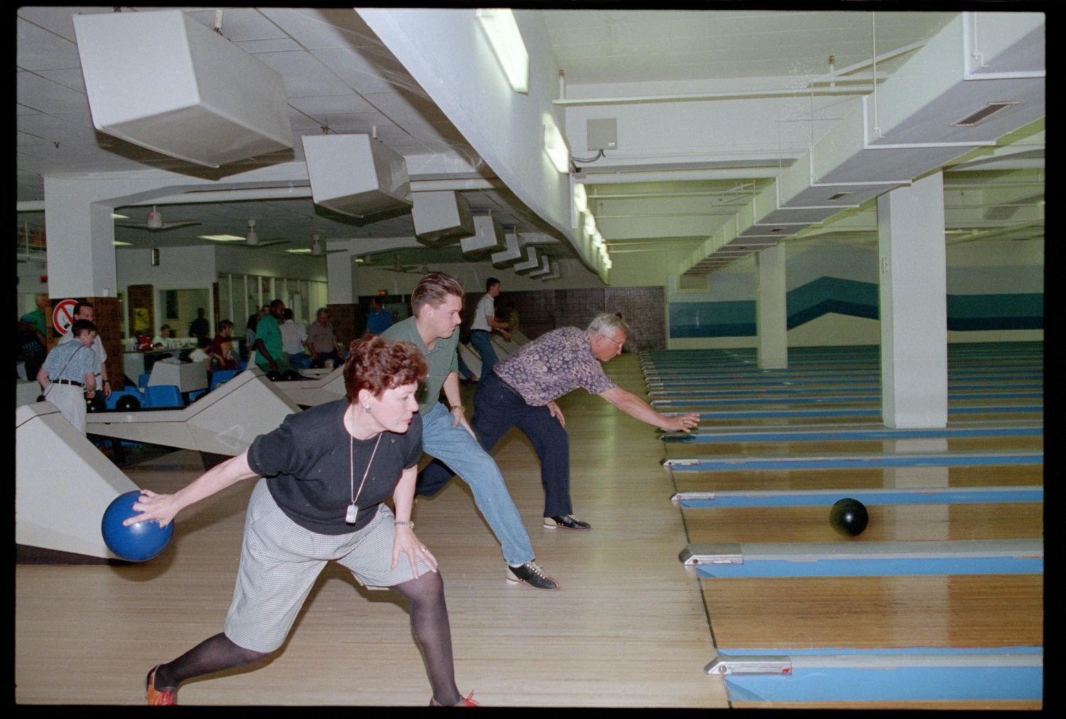 Fotografie: Bowling im Cole Sports Center der U.S. Army Berlin in Berlin-Dahlem