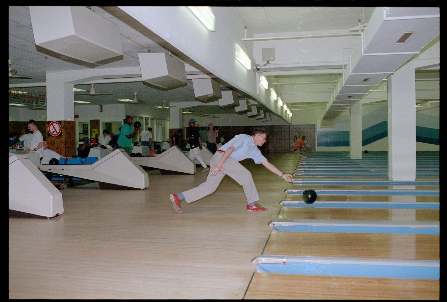 Fotografie: Bowling im Cole Sports Center der U.S. Army Berlin in Berlin-Dahlem