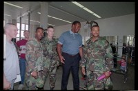 Fotografie: Besuch der Washington Redskins bei der U.S. Army in Berlin