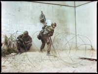 Fotografie: Häuserkampfübung der U.S. Army Berlin Brigade in Parks Range in Berlin-Lichterfelde